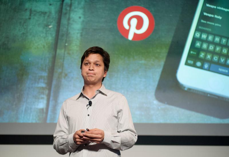 Pinterest CEO Ben Silbermann addresses a Pinterest media event at the company's corporate headquarters in San Francisco, California, on April 24, 2014. Pinterest CEO Ben Silbermann addresses a Pinterest media event at the company's corporate headquarters in San Francisco, California, on April 24, 2014.
