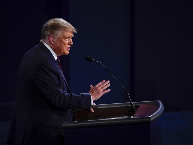 During the presidential debate on Tuesday night, President Trump claimed the "Portland sheriff" supports him. During the presidential debate on Tuesday night, President Trump claimed the "Portland sheriff" supports him.