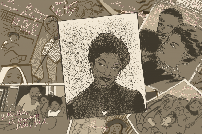 an illustration of photos of Ramona Latty an illustration of photos of Ramona Latty
