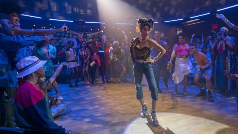 Indya Moore walks the runway as Angel in the FX series Pose. Indya Moore walks the runway as Angel in the FX series Pose.
