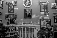 A display case at the Walter Reed Medical Center showcases photographs of presidents past and present. President Donald Trump awarded a purple heart to U.S. Army Sgt. 1st Class Alvaro Barrientos on April 22. A display case at the Walter Reed Medical Center showcases photographs of presidents past and present. President Donald Trump awarded a purple heart to U.S. Army Sgt. 1st Class Alvaro Barrientos on April 22.