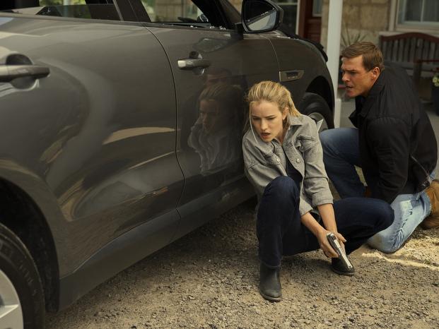 Willa Fitzgerald and Alan Ritchson are on the hunt for justice in Reacher. Willa Fitzgerald and Alan Ritchson are on the hunt for justice in Reacher.