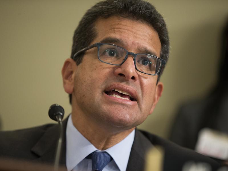 Puerto Rico's disgraced Gov. Ricardo Rosselló announced Wednesday he plans to nominate former Resident Commissioner Pedro Pierluisi, pictured in 2016, to succeed him when he steps down on Friday. Puerto Rico's disgraced Gov. Ricardo Rosselló announced Wednesday he plans to nominate former Resident Commissioner Pedro Pierluisi, pictured in 2016, to succeed him when he steps down on Friday.
