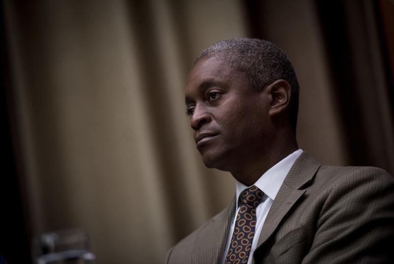 Raphael Bostic, president and chief executive officer of the Federal Reserve Bank of Atlanta, says his organization has a big role to play in reducing racial economic inequities, which he says, is crucial to a stable economy. Raphael Bostic, president and chief executive officer of the Federal Reserve Bank of Atlanta, says his organization has a big role to play in reducing racial economic inequities, which he says, is crucial to a stable economy.