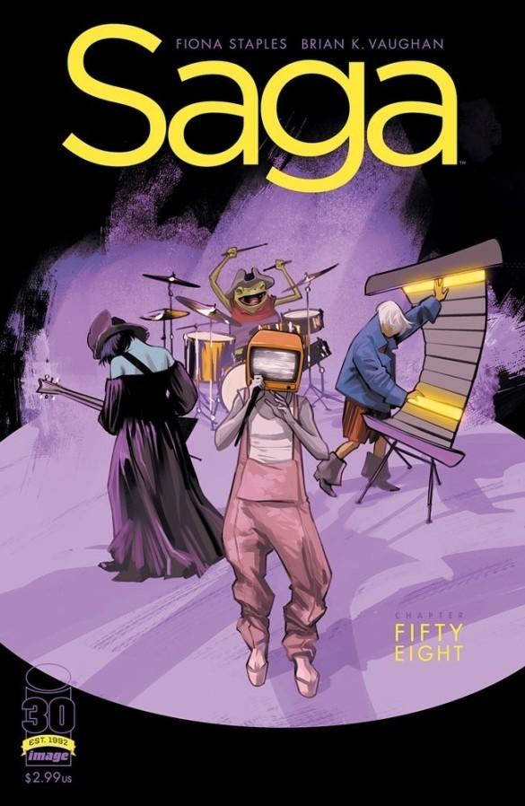 Volume 58 is the latest in the Saga series that has been running for a decade now. Volume 58 is the latest in the Saga series that has been running for a decade now.
