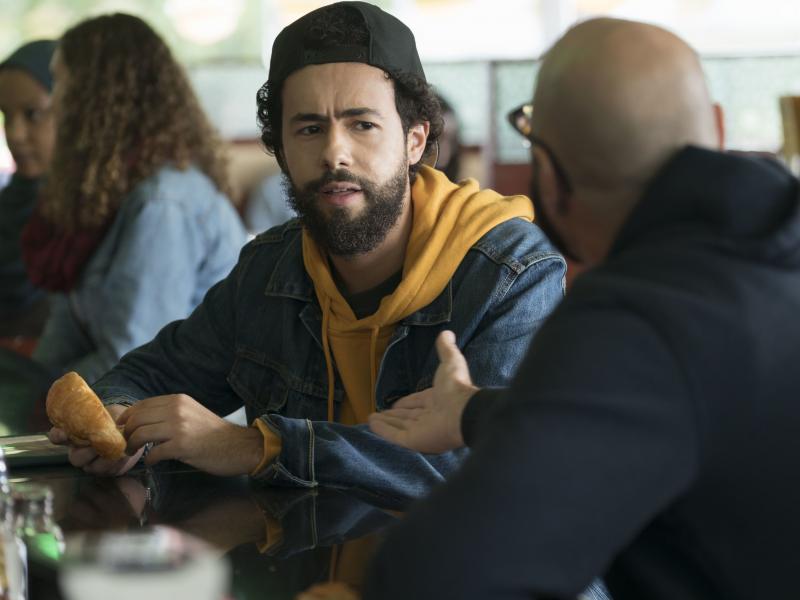 In Ramy, comedian Ramy Youssef plays a character based on his own experiences growing up as a Muslim and first-generation American in New Jersey. In Ramy, comedian Ramy Youssef plays a character based on his own experiences growing up as a Muslim and first-generation American in New Jersey.