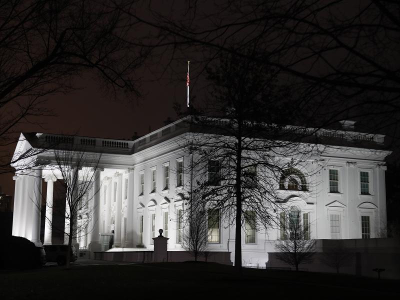 The White House in Washington, on Jan. 14, 2020. The White House in Washington, on Jan. 14, 2020.