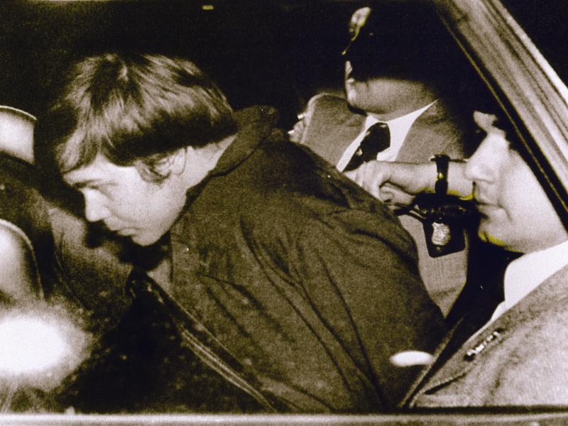 John Hinckley Jr. in 1981, escorted by police in Washington, D.C., following his arrest after shooting and seriously wounding then-President Ronald Reagan. He was found not guilty by reason of insanity. John Hinckley Jr. in 1981, escorted by police in Washington, D.C., following his arrest after shooting and seriously wounding then-President Ronald Reagan. He was found not guilty by reason of insanity.