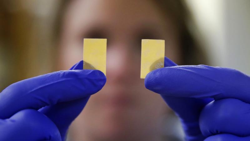 Suboxone Film strips dissolve when placed under the tongue and are used to treat patients suffering from opioid dependency. The medication is made by Indivior, which was spun off from U.K.-based Reckitt Benckiser in 2014. Suboxone Film strips dissolve when placed under the tongue and are used to treat patients suffering from opioid dependency. The medication is made by Indivior, which was spun off from U.K.-based Reckitt Benckiser in 2014.