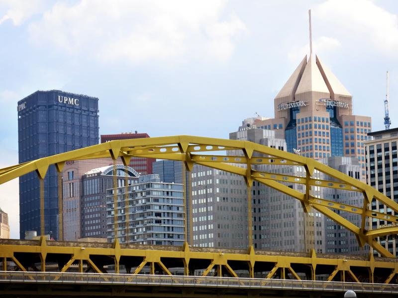 The headquarters for University of Pittsburgh Medical Center and Highmark Blue Cross/Blue Shield dominate the Pittsburgh skyline much as the organizations have dominated health care in the region for decades. The headquarters for University of Pittsburgh Medical Center and Highmark Blue Cross/Blue Shield dominate the Pittsburgh skyline much as the organizations have dominated health care in the region for decades.