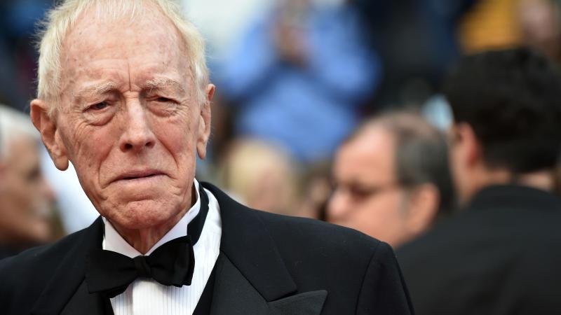 Max von Sydow's deep voice and stern aspect often led to him being cast in severe roles. He's pictured here at the 2016 Cannes Film Festival. Max von Sydow's deep voice and stern aspect often led to him being cast in severe roles. He's pictured here at the 2016 Cannes Film Festival.