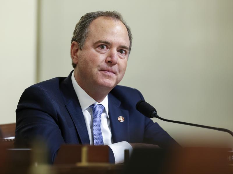 Rep. Adam Schiff, D-Calif., speaks during the House select committee hearing in July on the Jan. 6 attack on Capitol Hill in Washington. Rep. Adam Schiff, D-Calif., speaks during the House select committee hearing in July on the Jan. 6 attack on Capitol Hill in Washington.