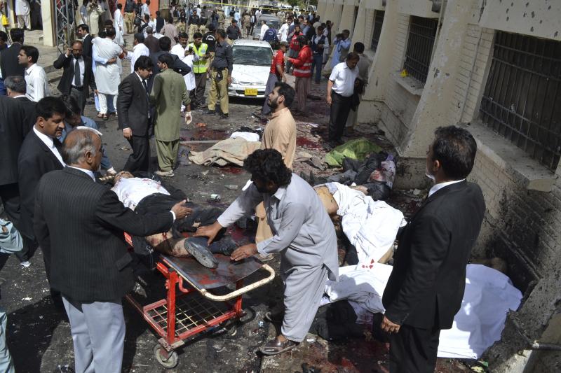 On August 8, 2016, a suicide bomber killed 74 people and wounded 112 others at a government-run hospital in Quetta, Pakistan. On August 8, 2016, a suicide bomber killed 74 people and wounded 112 others at a government-run hospital in Quetta, Pakistan.
