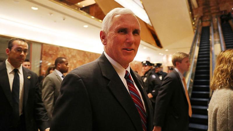 Vice President-elect Mike Pence, who is now overseeing President-elect Donald Trump's transition, walks by reporters while exiting Trump Tower on Tuesday. Vice President-elect Mike Pence, who is now overseeing President-elect Donald Trump's transition, walks by reporters while exiting Trump Tower on Tuesday.