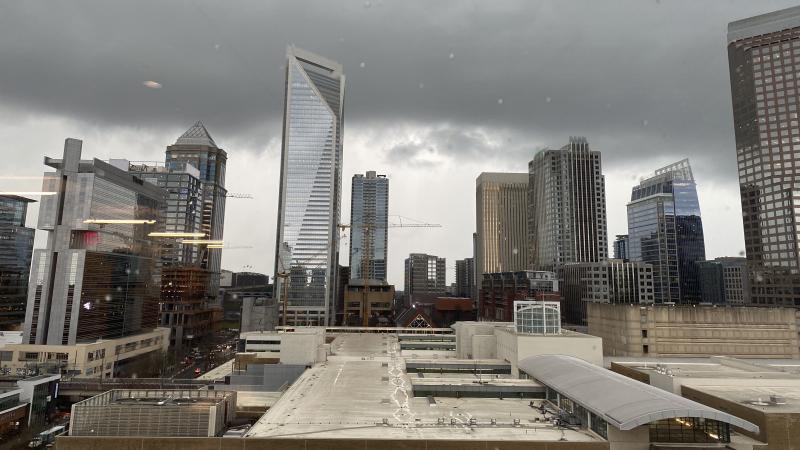Instead of meeting inside Charlotte, N.C.'s downtown arena, the Republican National Committee will hold scaled-down meetings inside the city's convention center. Instead of meeting inside Charlotte, N.C.'s downtown arena, the Republican National Committee will hold scaled-down meetings inside the city's convention center.