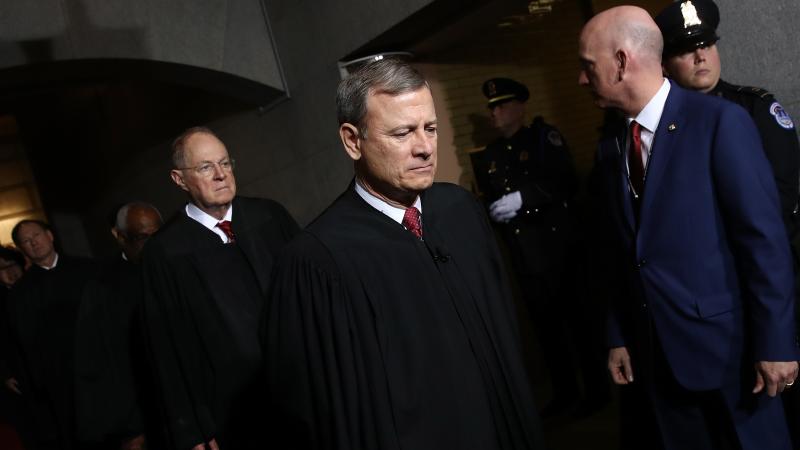 Supreme Court Chief Justice John Roberts broke with his colleagues on the court, filing a solo dissent for the first time in his nearly 16 years on the bench. Supreme Court Chief Justice John Roberts broke with his colleagues on the court, filing a solo dissent for the first time in his nearly 16 years on the bench.