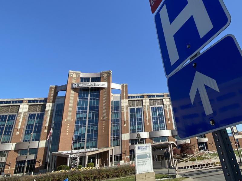 Saint Luke's Hospital of Kansas City is one of the 18 hospitals in the Saint Luke's Health System. Two-thirds of the COVID-19 patients transferred to Saint Luke's from rural areas need intensive care. "We get the sickest of the sick," says Dr. Marc Larsen Saint Luke's Hospital of Kansas City is one of the 18 hospitals in the Saint Luke's Health System. Two-thirds of the COVID-19 patients transferred to Saint Luke's from rural areas need intensive care. "We get the sickest of the sick," says Dr. Marc Larsen