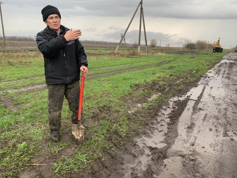 Anatolii Kulibaba, 70, discusses challenges getting his farm in Bilka, Ukraine working again after Russians occupied on April 19, 2022. Anatolii Kulibaba, 70, discusses challenges getting his farm in Bilka, Ukraine working again after Russians occupied on April 19, 2022.