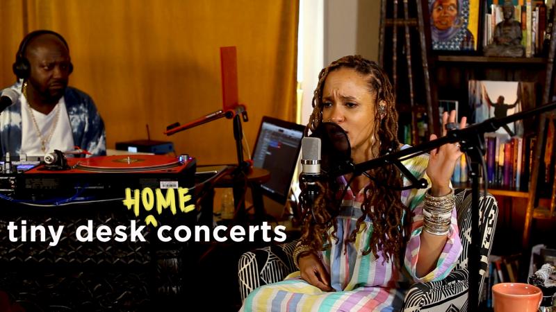 Sa-Roc plays a Tiny Desk (Home) concert. Sa-Roc plays a Tiny Desk (Home) concert.