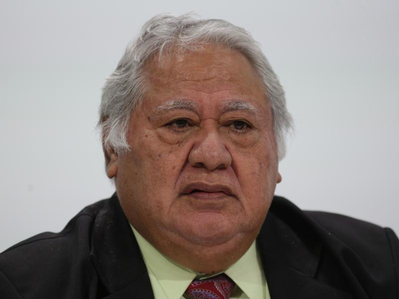Samoa's Prime Minister Tuilaepa Sailele Malielegaoi, pictured in 2018, pleaded with the public not to turn to "alternative cures" for measles. Samoa's Prime Minister Tuilaepa Sailele Malielegaoi, pictured in 2018, pleaded with the public not to turn to "alternative cures" for measles.