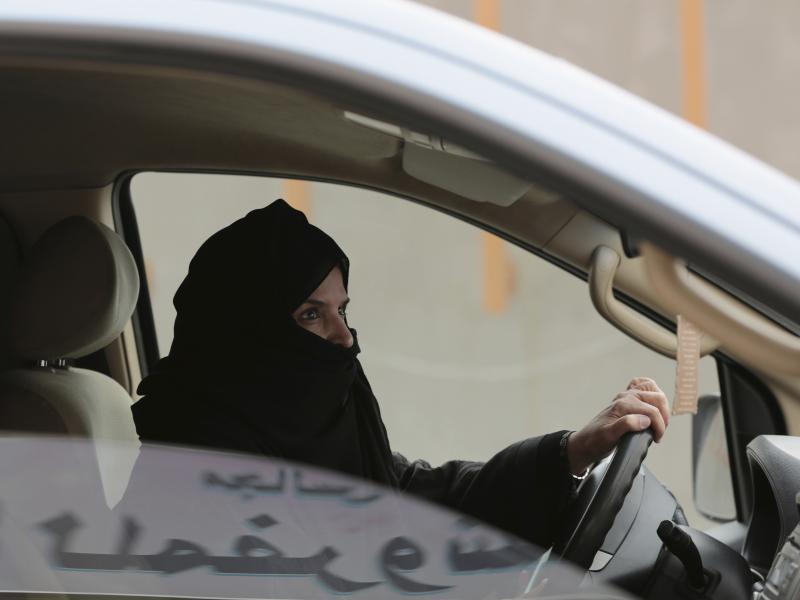 Saudi activist Aziza al-Yousef was arrested this week, along with other women's activists. In this March 29, 2014 photo, she drives a car on a highway in Riyadh as part of a campaign to defy Saudi Arabia's ban on women driving. Saudi activist Aziza al-Yousef was arrested this week, along with other women's activists. In this March 29, 2014 photo, she drives a car on a highway in Riyadh as part of a campaign to defy Saudi Arabia's ban on women driving.