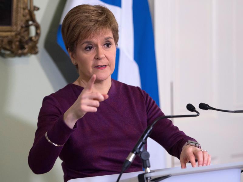 Scottish National Party leader and Scotland's First Minister Nicola Sturgeon is calling for a second referendum on Scottish independence, saying voters endorsed the idea during the U.K.'s recent elections. Sturgeon is seen here Thursday at Bute House in E Scottish National Party leader and Scotland's First Minister Nicola Sturgeon is calling for a second referendum on Scottish independence, saying voters endorsed the idea during the U.K.'s recent elections. Sturgeon is seen here Thursday at Bute House in E