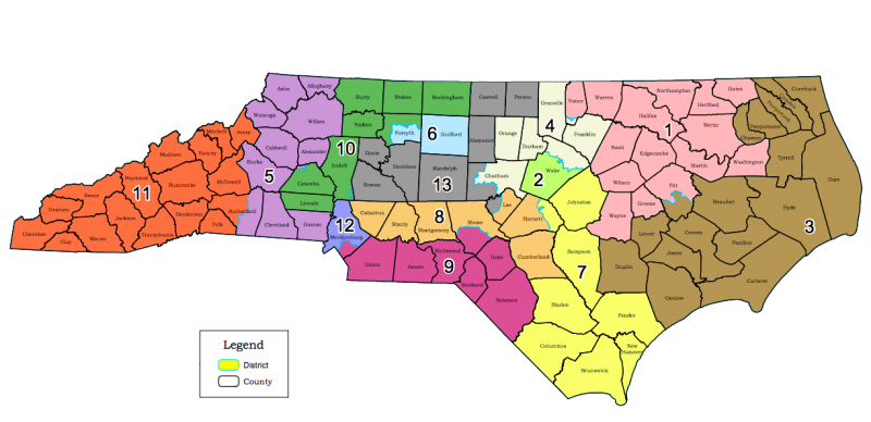 North Carolina Lawmakers Redraw State’s Congressional Map | 88.5 WFDD