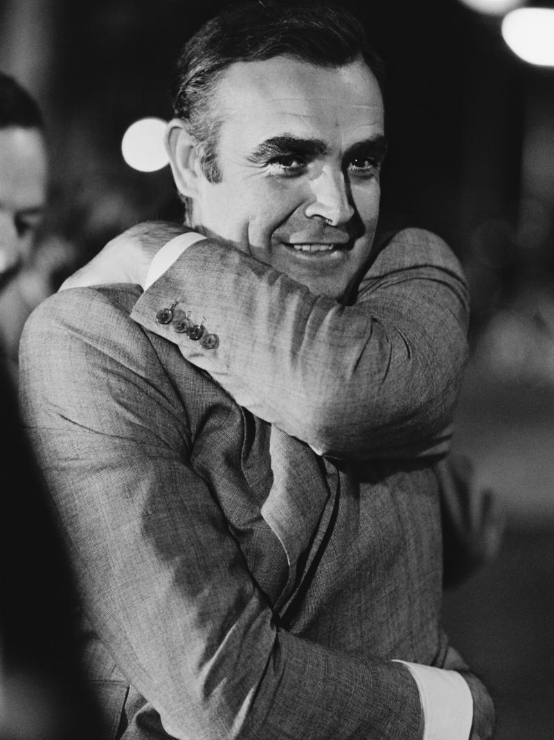 Sean Connery, pictured in Amsterdam during the 1971 filming of Diamonds Are Forever, played James Bond in seven movies. Sean Connery, pictured in Amsterdam during the 1971 filming of Diamonds Are Forever, played James Bond in seven movies.