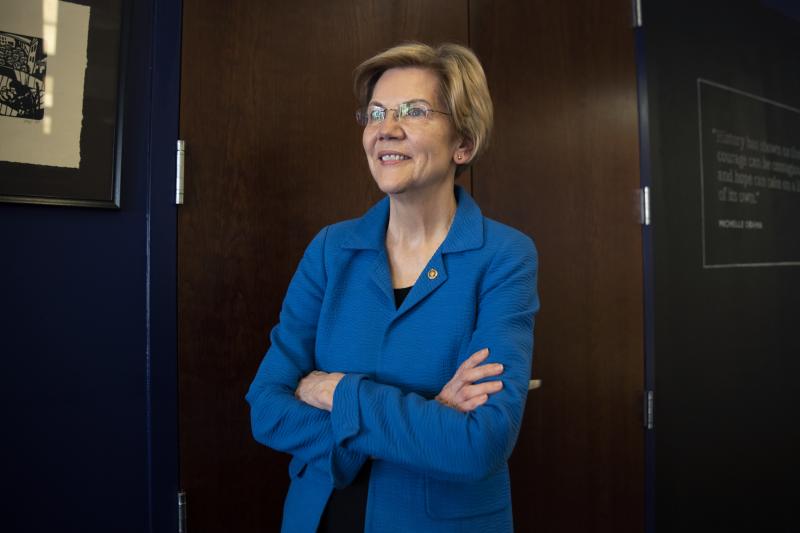 On trade, Warren finds some agreement with President Trump. But she rejects the way he has dealt with trade partners who are "good allies." On trade, Warren finds some agreement with President Trump. But she rejects the way he has dealt with trade partners who are "good allies."