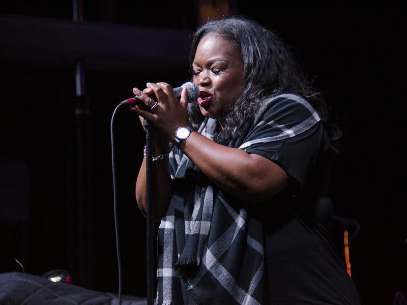 Blues singer Shemekia Copeland performs live for Mountain Stage in Charleston, W.Va. Blues singer Shemekia Copeland performs live for Mountain Stage in Charleston, W.Va.