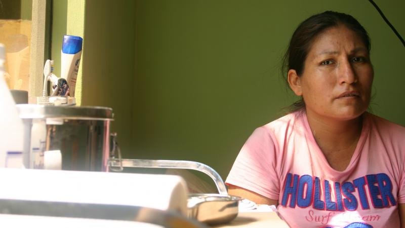 Jenny Tenorio Gallegos, 35, in Lima, Peru, is being treated for drug-resistant TB. The treatment lasts two years and may rob her of her hearing. Jenny Tenorio Gallegos, 35, in Lima, Peru, is being treated for drug-resistant TB. The treatment lasts two years and may rob her of her hearing.