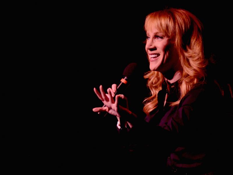 Kathy Griffin, onstage for her Like a Boss Tour. Kathy Griffin, onstage for her Like a Boss Tour.