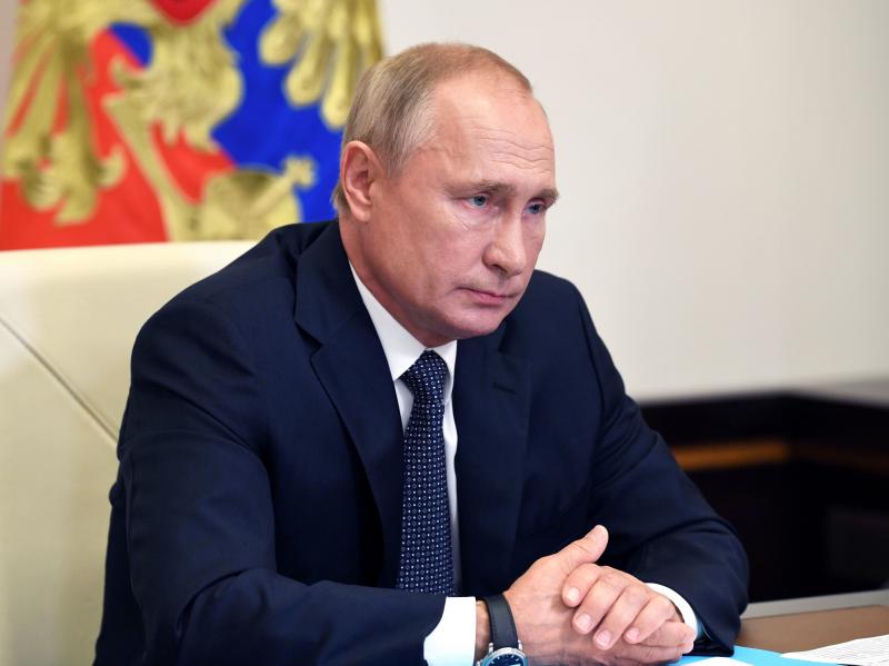 Russian President Vladimir Putin announced the approval of Russia's coronavirus vaccine during a government meeting on Tuesday. Russian President Vladimir Putin announced the approval of Russia's coronavirus vaccine during a government meeting on Tuesday.