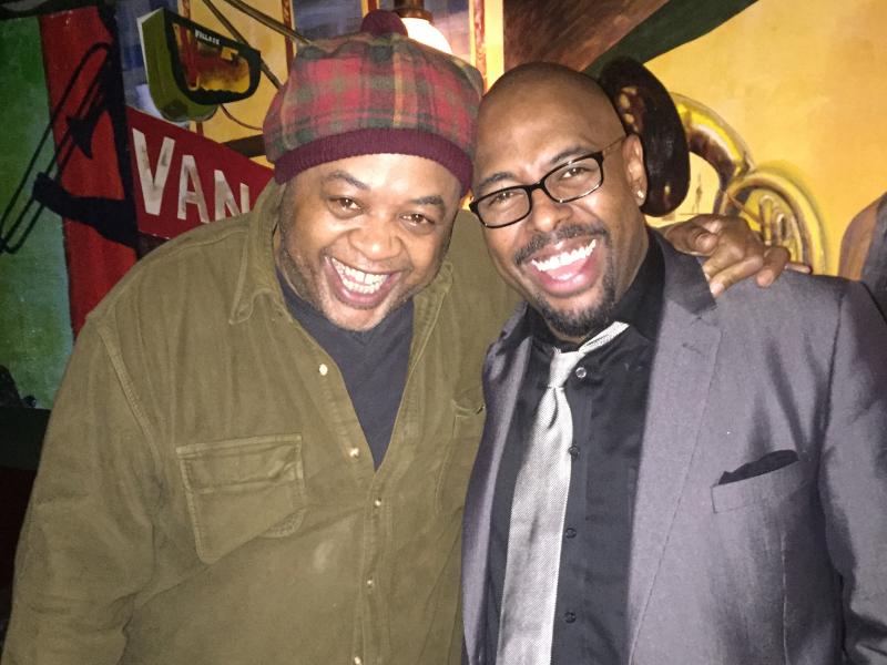 Jeff 'Tain' Watts and Jazz Night host, Christian McBride Jeff 'Tain' Watts and Jazz Night host, Christian McBride
