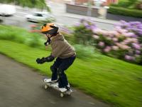 A helmet and pads won't prevent every fracture — but they help. A helmet and pads won't prevent every fracture — but they help.