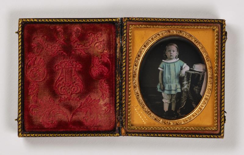 Untitled (young boy), undated, sixth-plate daguerreotype. Smithsonian American Art Museum, the L. J. West Collection of Early African American Photography, Museum purchase made possible through the Franz H. and Luisita L. Denghausen Endowment. Untitled (young boy), undated, sixth-plate daguerreotype. Smithsonian American Art Museum, the L. J. West Collection of Early African American Photography, Museum purchase made possible through the Franz H. and Luisita L. Denghausen Endowment.