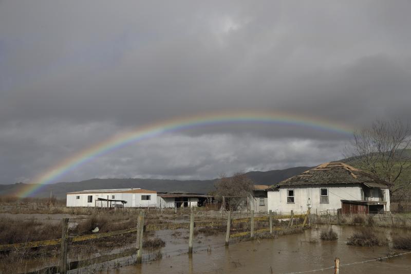 A storm dumped rain on Hollister, Calif., on Tuesday and Wednesday, but appeared to have blown through by Thursday. A storm dumped rain on Hollister, Calif., on Tuesday and Wednesday, but appeared to have blown through by Thursday.