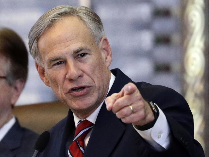 Texas Gov. Greg Abbott is one of a few GOP governors who say migrants are the source of rising COVID-19 rates. Texas Gov. Greg Abbott is one of a few GOP governors who say migrants are the source of rising COVID-19 rates.