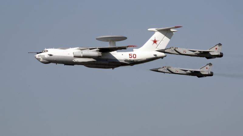 South Korea says a Russian A-50 AWACS command and control aircraft entered its territorial airspace twice, prompting South Korea to fire hundreds of warning shots toward the plane. South Korea says a Russian A-50 AWACS command and control aircraft entered its territorial airspace twice, prompting South Korea to fire hundreds of warning shots toward the plane.