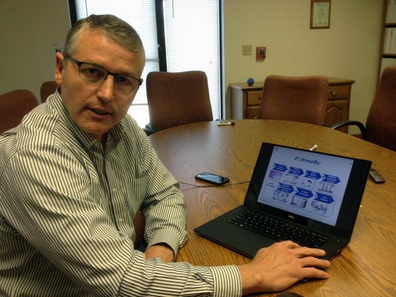 Scott Deeter, president and CEO of Ventria Bioscience, says that Chinese theft of his technology could have driven him out of business. Scott Deeter, president and CEO of Ventria Bioscience, says that Chinese theft of his technology could have driven him out of business.
