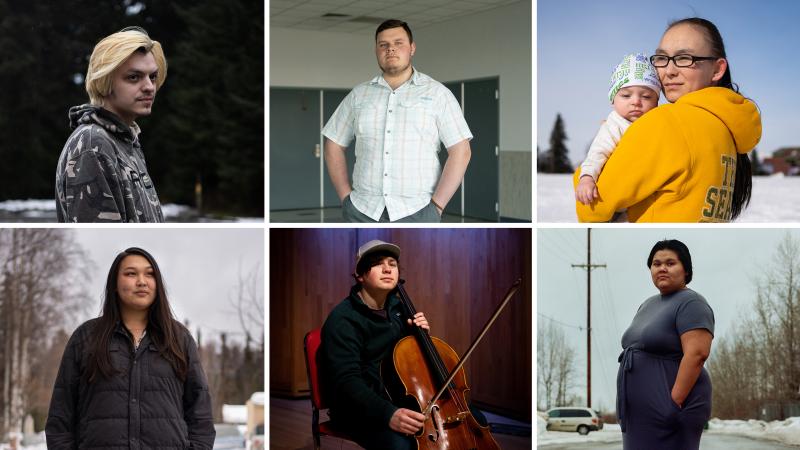 Clockwise from top left: Tristen Hunter, Ethan Harvey, Malerie McClusky, Katrina Edwards, Mateo Jaime and Alex Carter. Clockwise from top left: Tristen Hunter, Ethan Harvey, Malerie McClusky, Katrina Edwards, Mateo Jaime and Alex Carter.