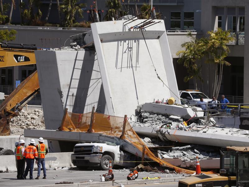 The bridge that collapsed Thursday was supposed to make the crossing of a perilous seven-lane roadway safer for students and staff at Florida International University in Miami. The bridge that collapsed Thursday was supposed to make the crossing of a perilous seven-lane roadway safer for students and staff at Florida International University in Miami.