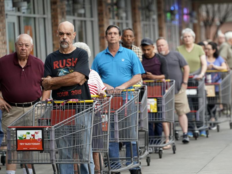 The $1 trillion stimulus package proposed by the Trump administration would give Americans more spending money, but beside grocery stores many spending outlets have been closed by the pandemic. The $1 trillion stimulus package proposed by the Trump administration would give Americans more spending money, but beside grocery stores many spending outlets have been closed by the pandemic.