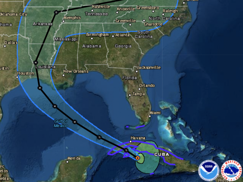 Tropical Storm Laura will become a hurricane by early Tuesday, forecasters say. The storm could make landfall near the Texas-Louisiana border — and it will remain dangerous as it moves inland. Tropical Storm Laura will become a hurricane by early Tuesday, forecasters say. The storm could make landfall near the Texas-Louisiana border — and it will remain dangerous as it moves inland.
