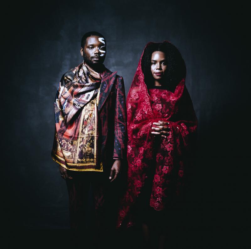 James Jean and Patrice Worthy, photographed in New York City. They model clothing by Ikiré Jones. James Jean and Patrice Worthy, photographed in New York City. They model clothing by Ikiré Jones.