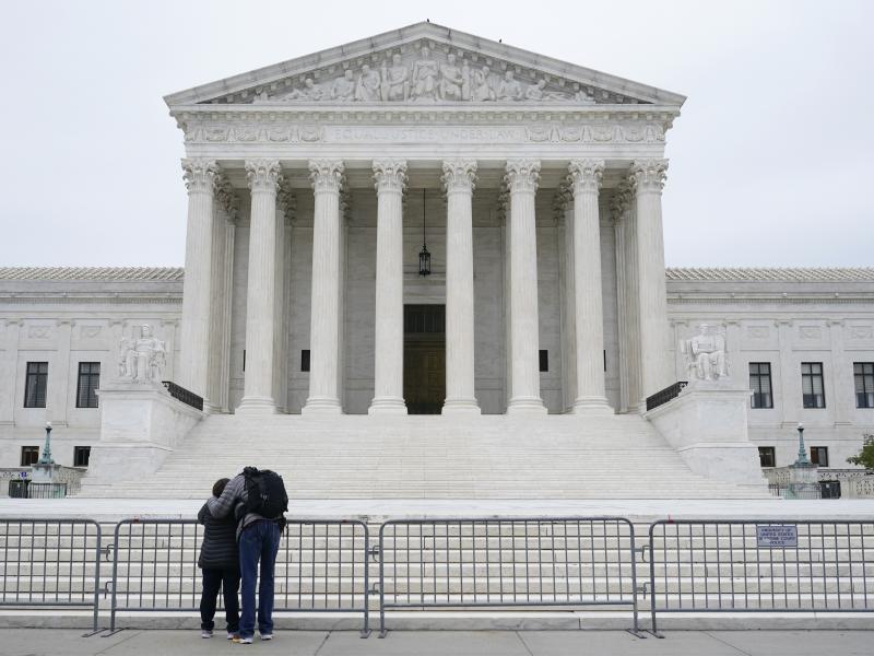 The U.S. Supreme Court in Washington The U.S. Supreme Court in Washington