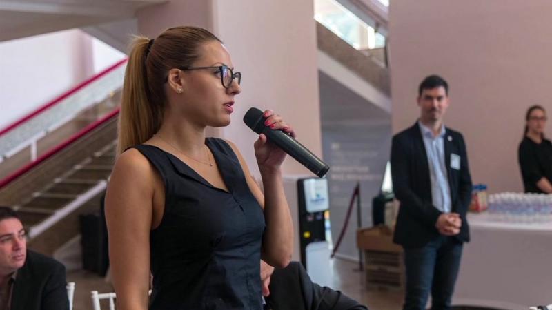 This undated image from video provided by TV Ruse shows journalist Viktoria Marinova in Bulgaria. On Tuesday, officials announced an arrest had been made in connection with her death on Saturday. This undated image from video provided by TV Ruse shows journalist Viktoria Marinova in Bulgaria. On Tuesday, officials announced an arrest had been made in connection with her death on Saturday.