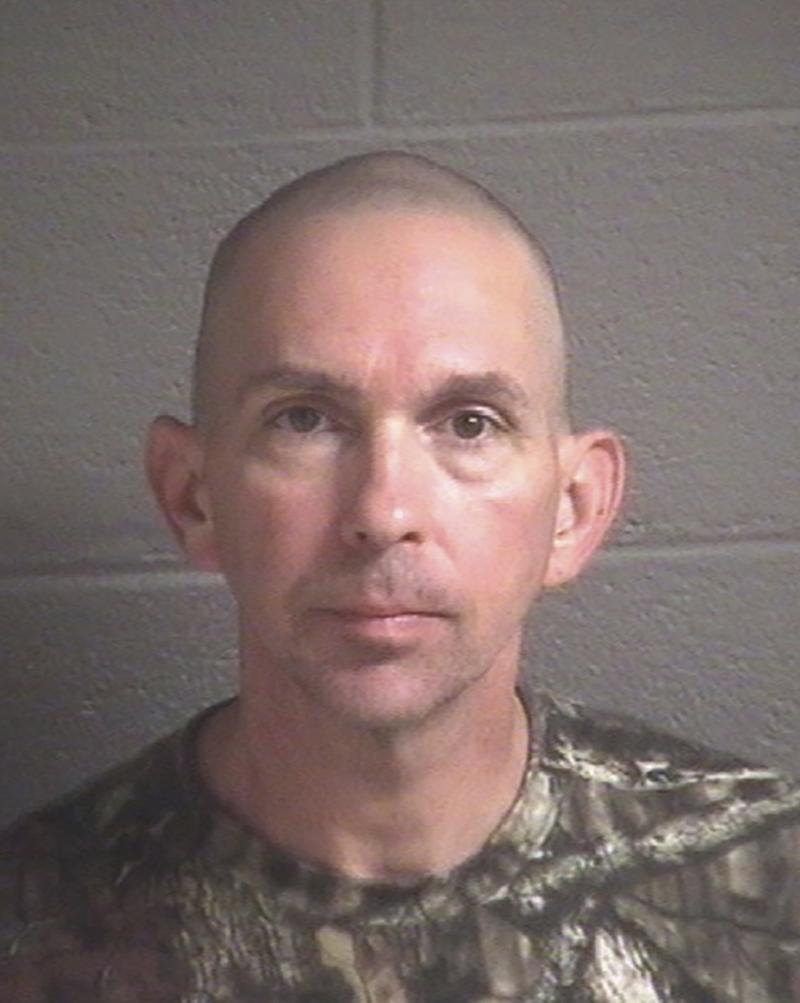 An undated photo provided by the Buncombe County Detention Center shows Michael Christopher Estes, who is accused of planting an improvised explosive device at the Asheville Regional Airport in North Carolina on Oct. 6. An undated photo provided by the Buncombe County Detention Center shows Michael Christopher Estes, who is accused of planting an improvised explosive device at the Asheville Regional Airport in North Carolina on Oct. 6.