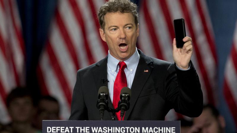 Sen. Rand Paul launched his 2016 presidential campaign Tuesday with a combative message against both Washington and his fellow Republicans, declaring that "we have come to take our country back." Sen. Rand Paul launched his 2016 presidential campaign Tuesday with a combative message against both Washington and his fellow Republicans, declaring that "we have come to take our country back."
