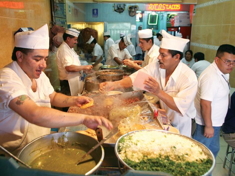 Originating in Mexico City, suadero tacos have gone from a food of the poor to a widely adored filling. These tacos are made from a variety of meats, including suadero, a cut from the lower parts of a cow. The meat is cooked in a griddle-like device calle Originating in Mexico City, suadero tacos have gone from a food of the poor to a widely adored filling. These tacos are made from a variety of meats, including suadero, a cut from the lower parts of a cow. The meat is cooked in a griddle-like device calle